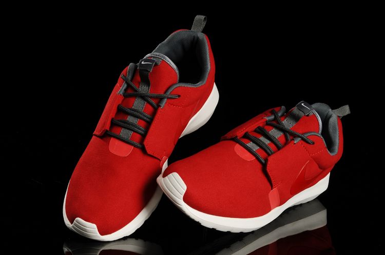 NIKE ROSHERUN NM 3M fur blanc rouge nouvelles chaussures (3)